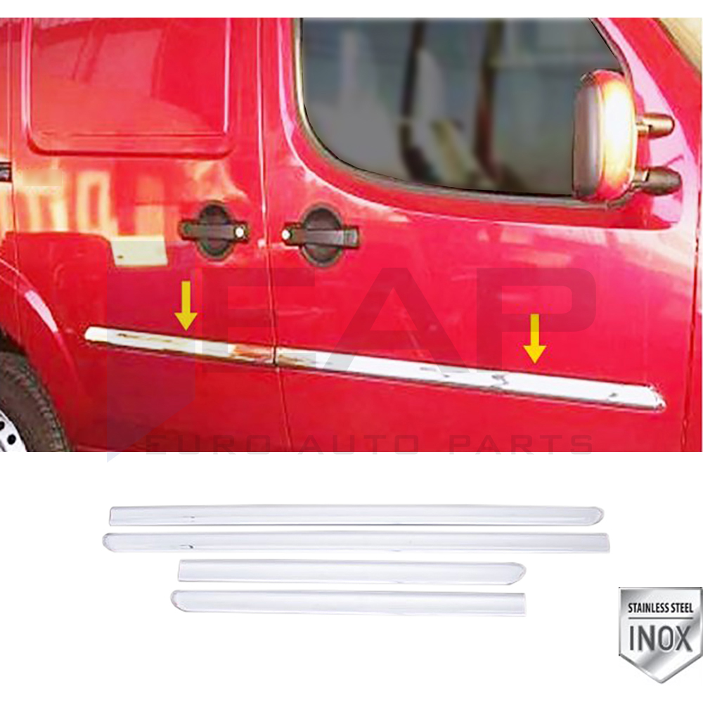 Side Door Trim - 4 Doors - Stainless Steel
