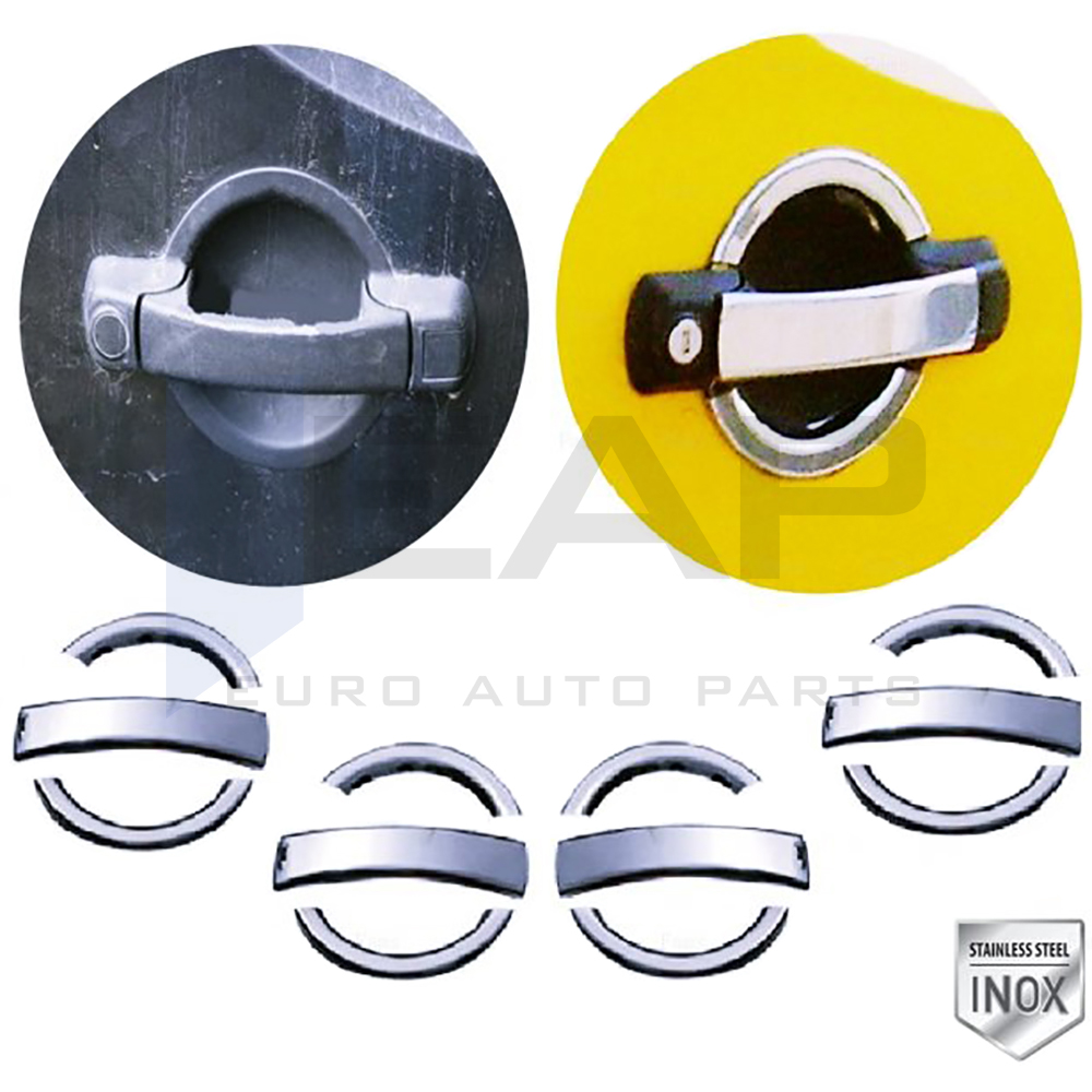 Door Handle Cover - 4 Doors - Stainless Steel