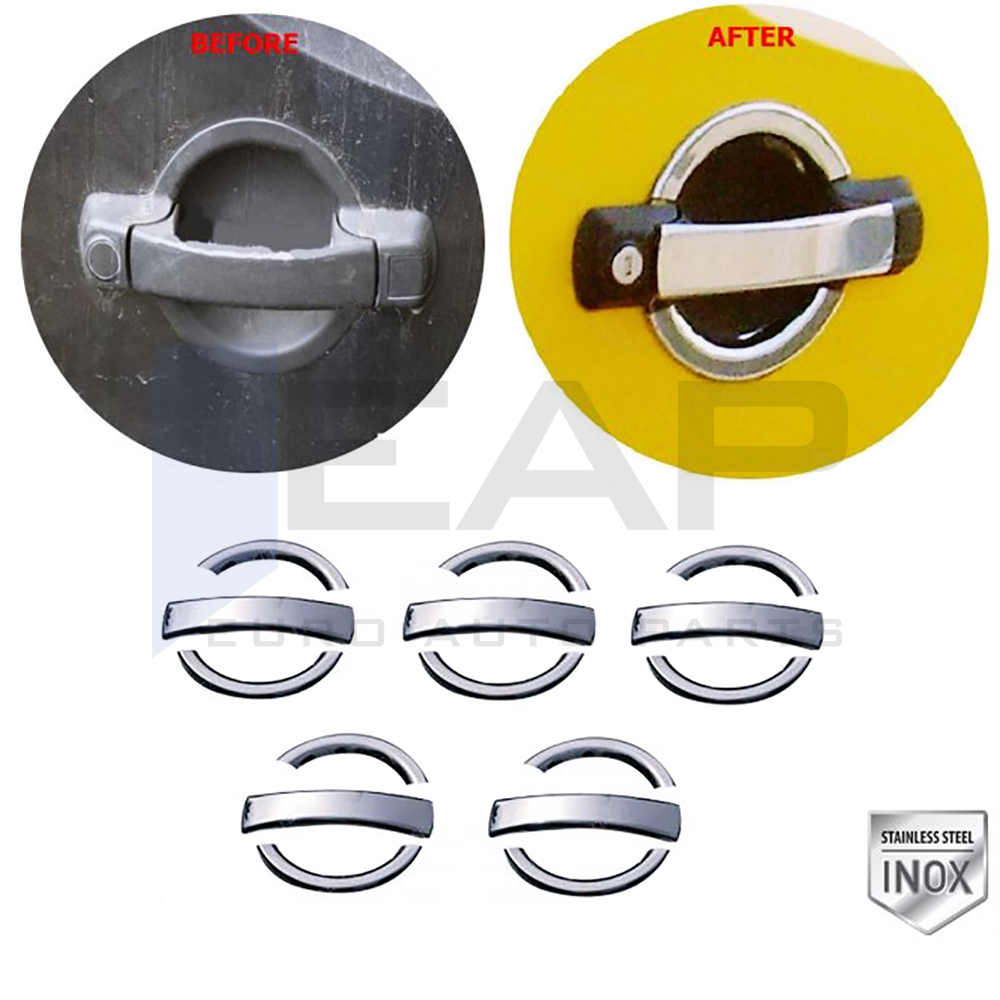 Door Handle Cover - 5 Doors - Stainless Steel