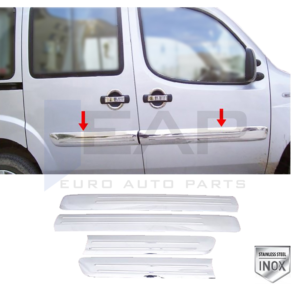 Side Door Trim (Wide) - 4 Doors - Stainless Steel