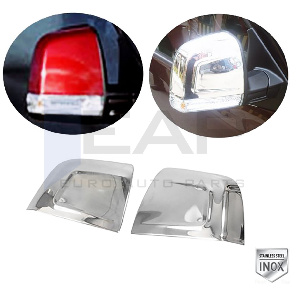 Mirror Cover - 2 Pcs - Stainless Steel