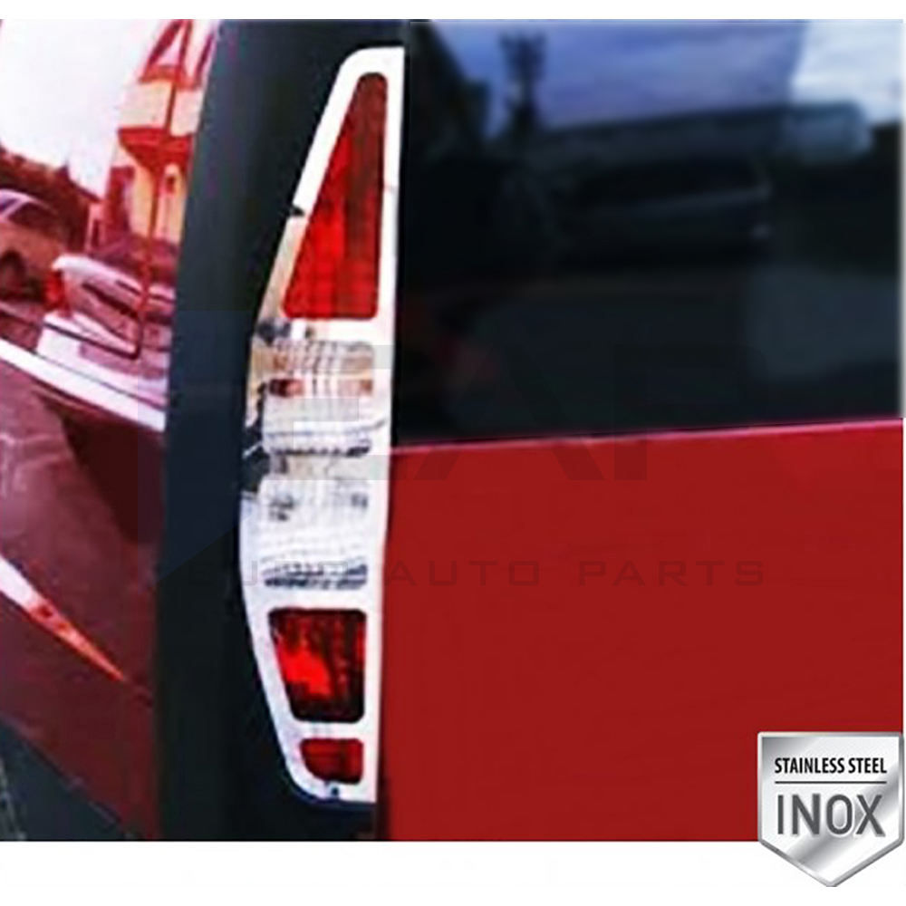 Tail Light Frame - 2 Pcs - Stainless Steel