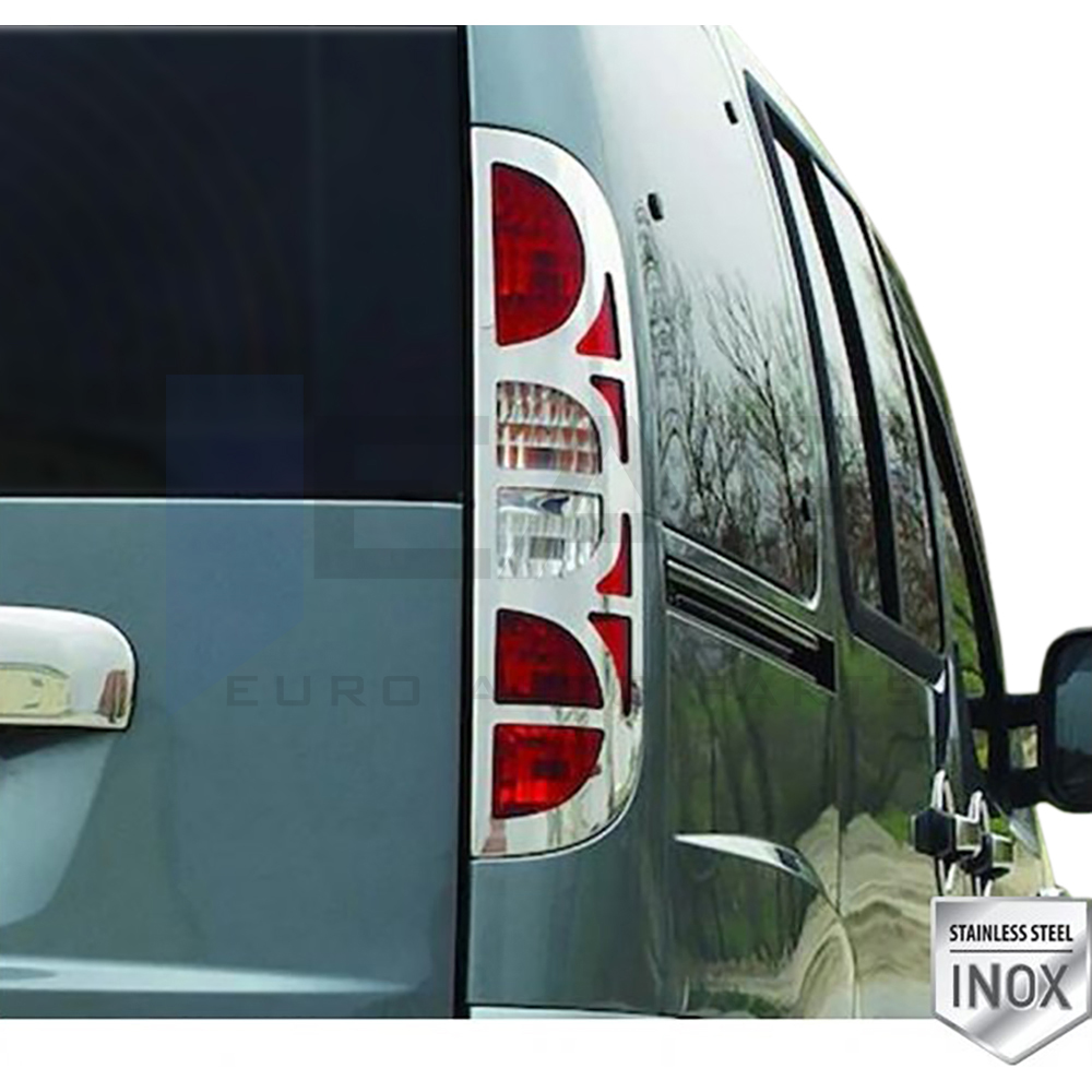Tail Light Frame - 2 Pcs - Stainless Steel
