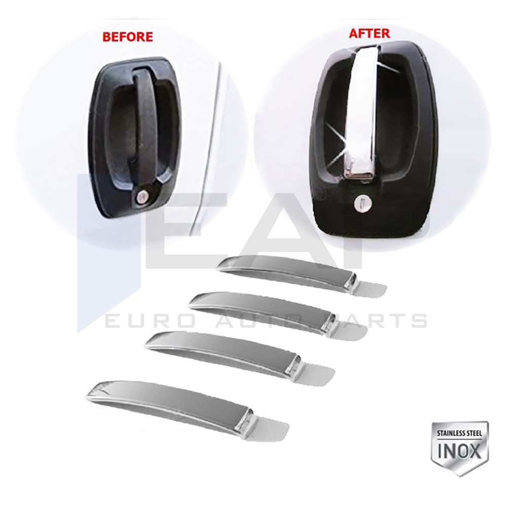 Door Handle Cover - 4 Doors - Stainless Steel
