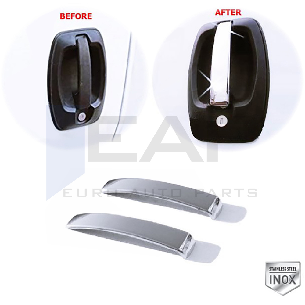 Door Handle Cover - 2 Doors - Stainless Steel