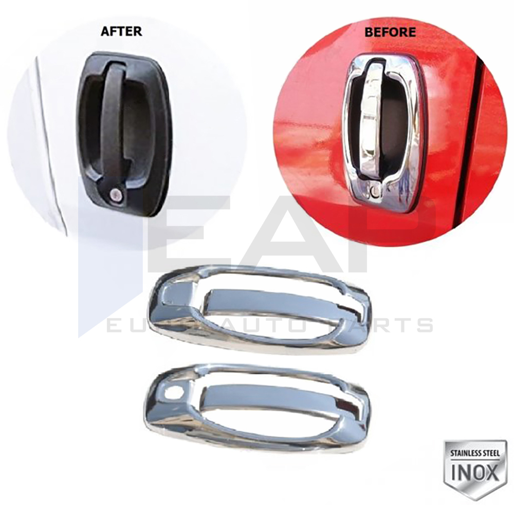 Door Handle Cover Frame - 2 Doors - Stainless Steel