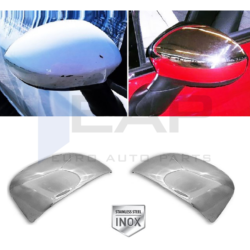 Mirror Cover - 2 Pcs - Stainless Steel