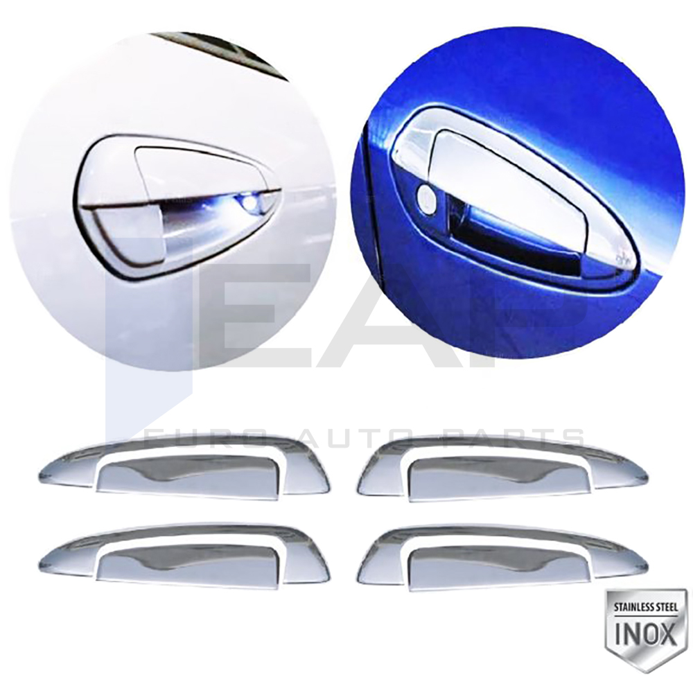 Door Handle Cover (Framed)- 4 Doors - Stainless Steel