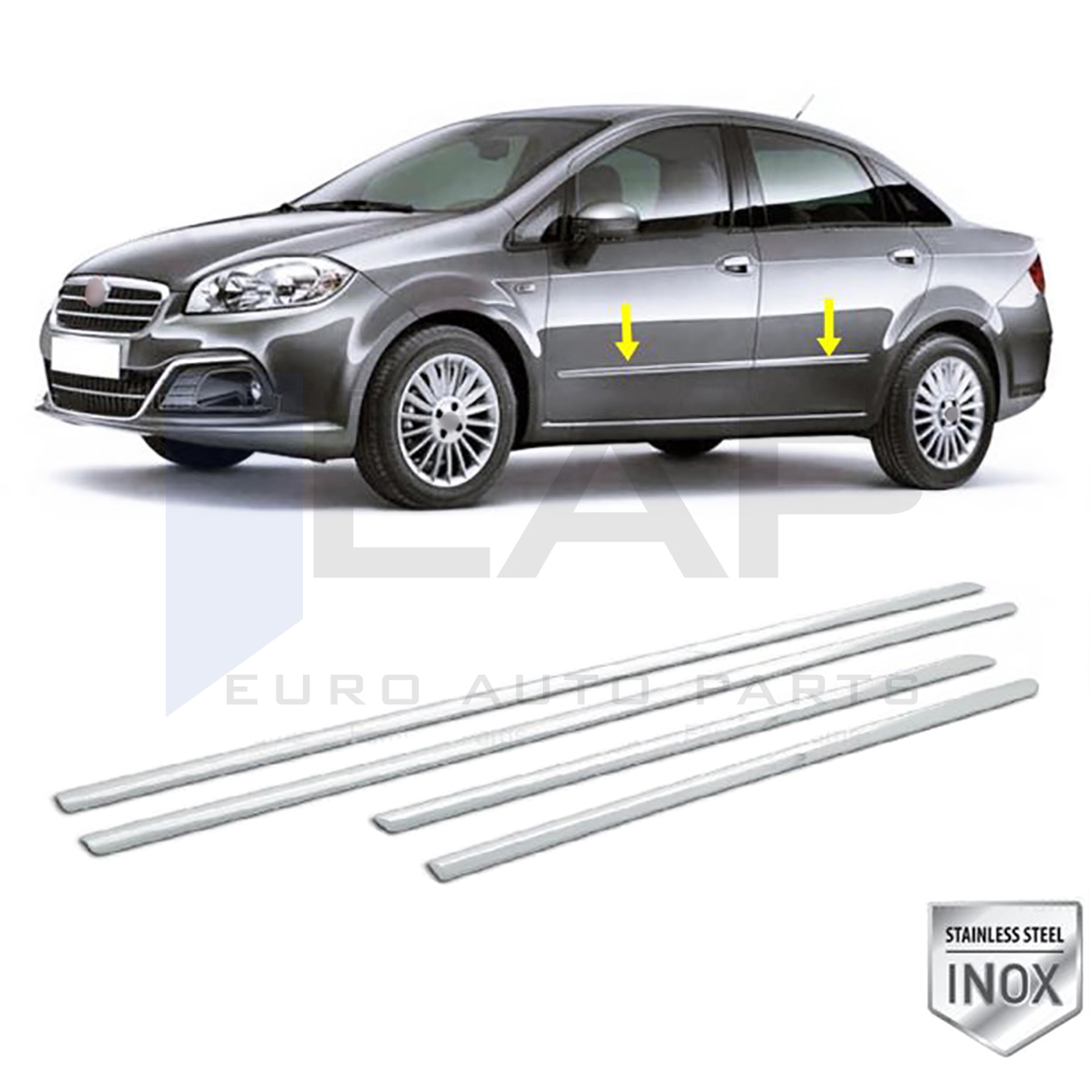 Side Door Trim - 4 Doors - Stainless Steel