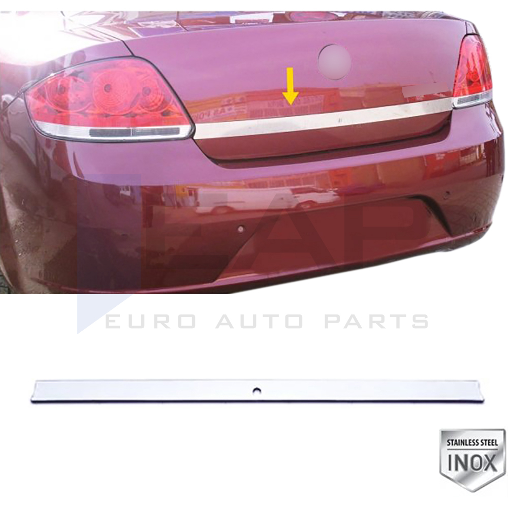 Trunk Lid Trim (Perforated)- Stainless Steel