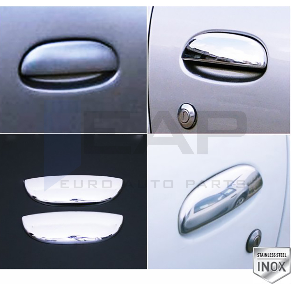 Door Handle Cover - 2 Doors - Stainless Steel