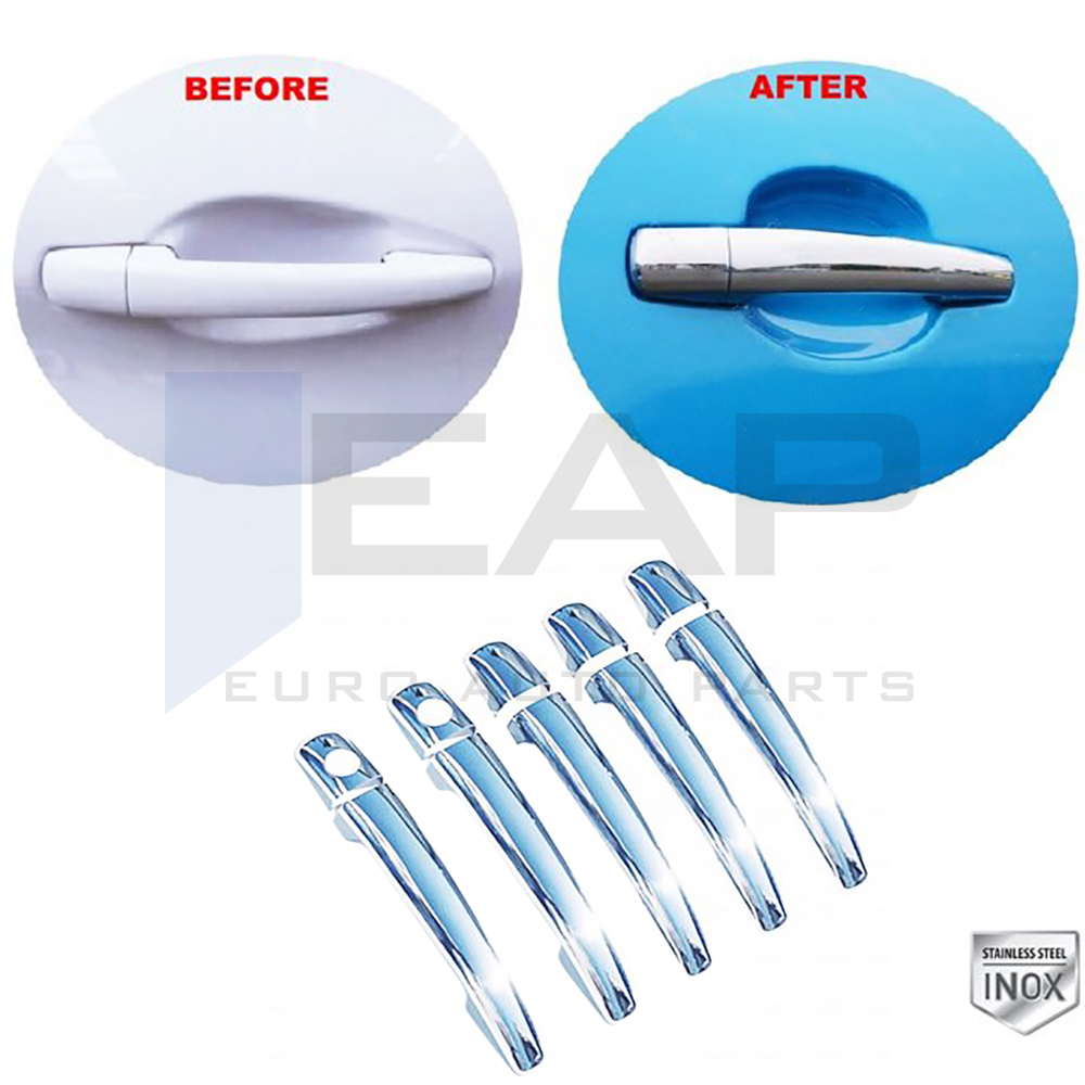 Door Handle Cover (Double Holes) - 5 Doors - Stainless Steel