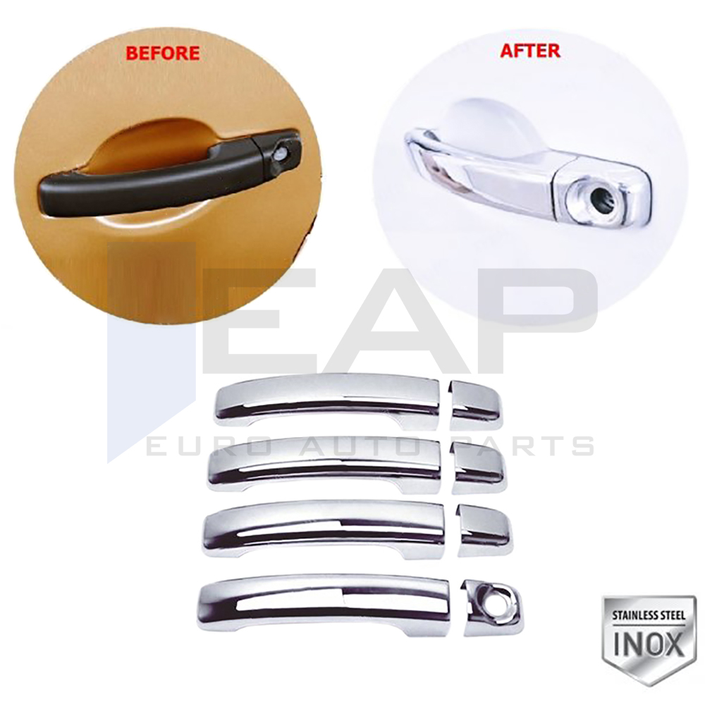 Door Handle Cover - 4 Doors - Stainless Steel