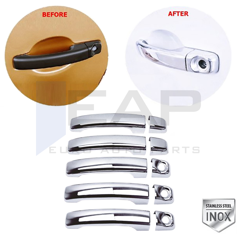 Door Handle Cover (Three Holes) - 5 Doors - Stainless Steel