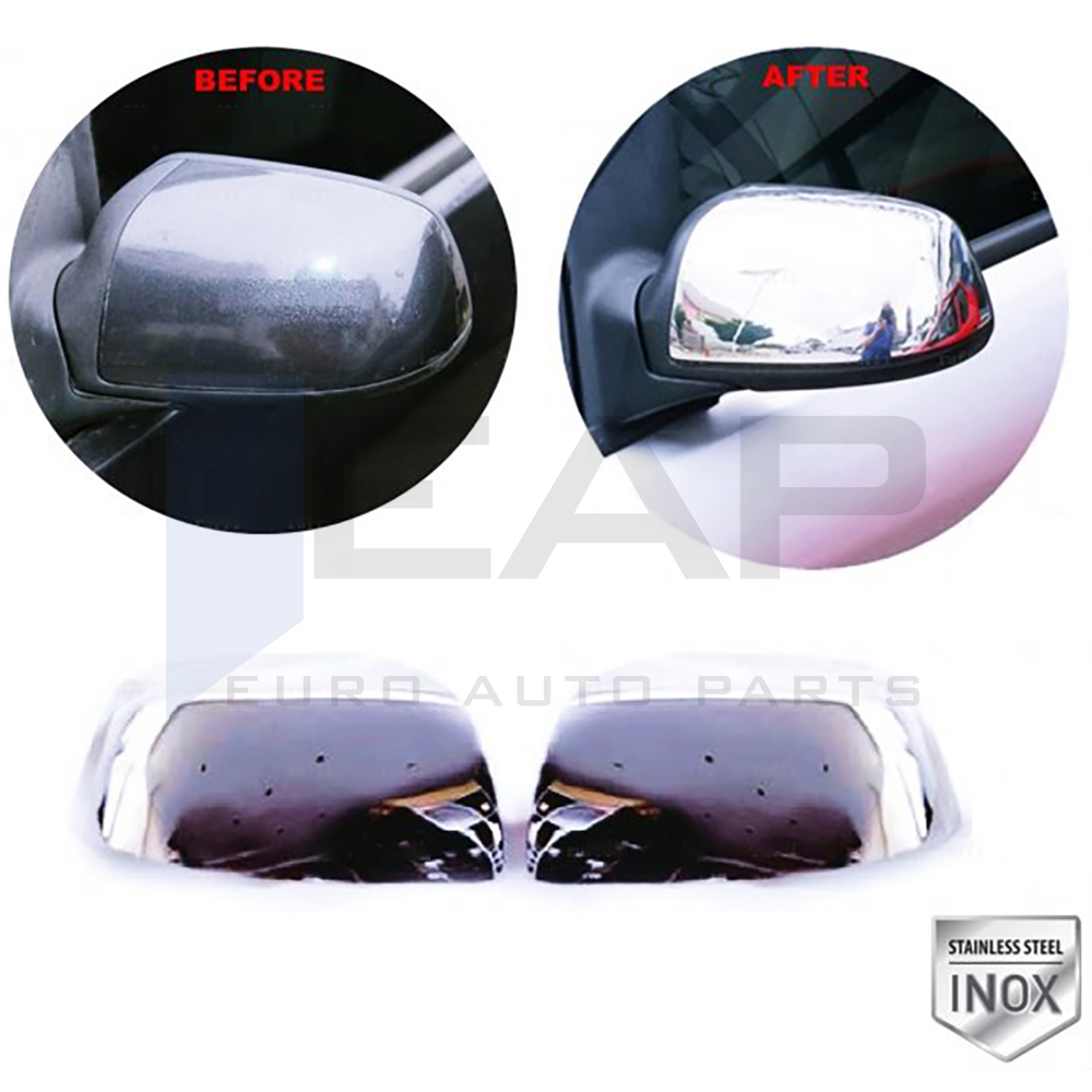 Mirror Cover - 2 Pcs - Stainless Steel