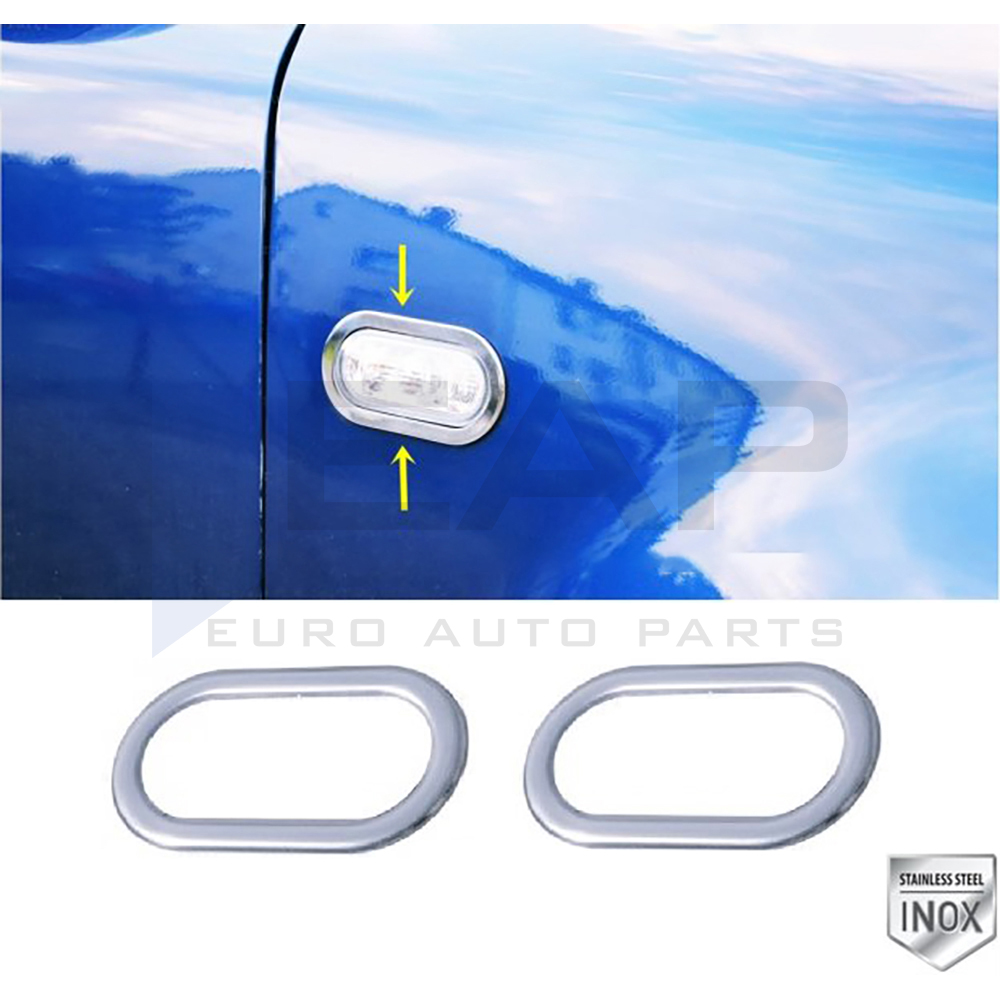 Turn Signal Frame - 2 Pcs - Stainless Steel