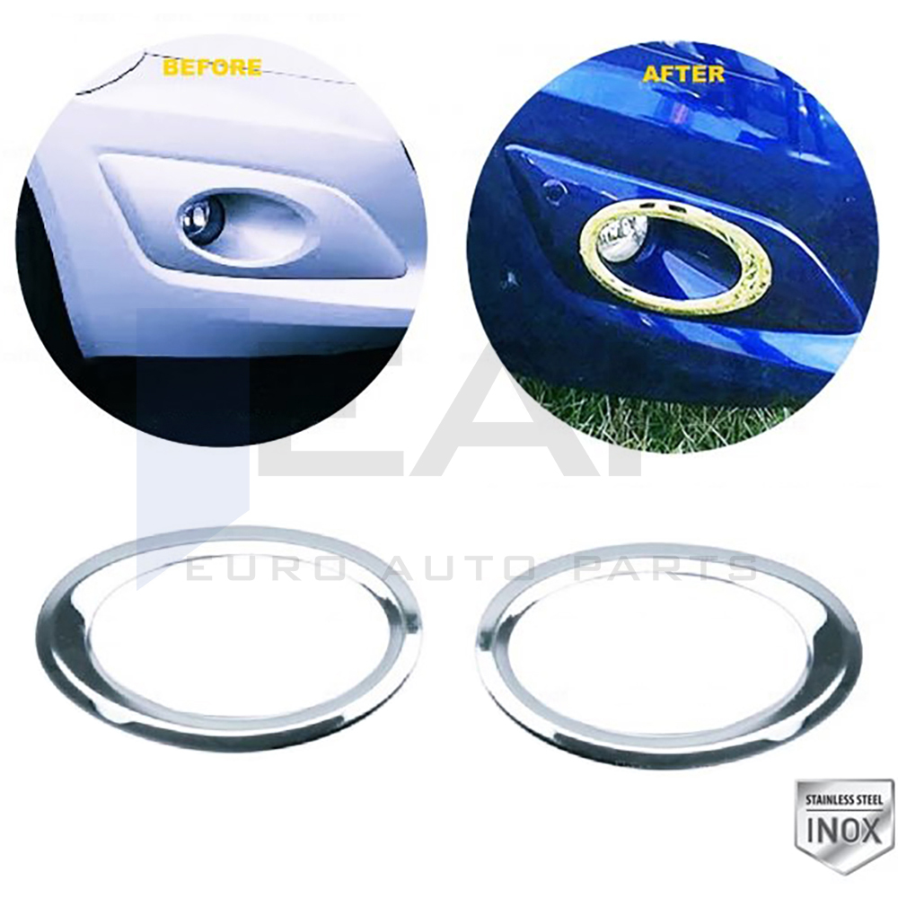 Fog Light Frame - 2 pcs - Stainless Steel 