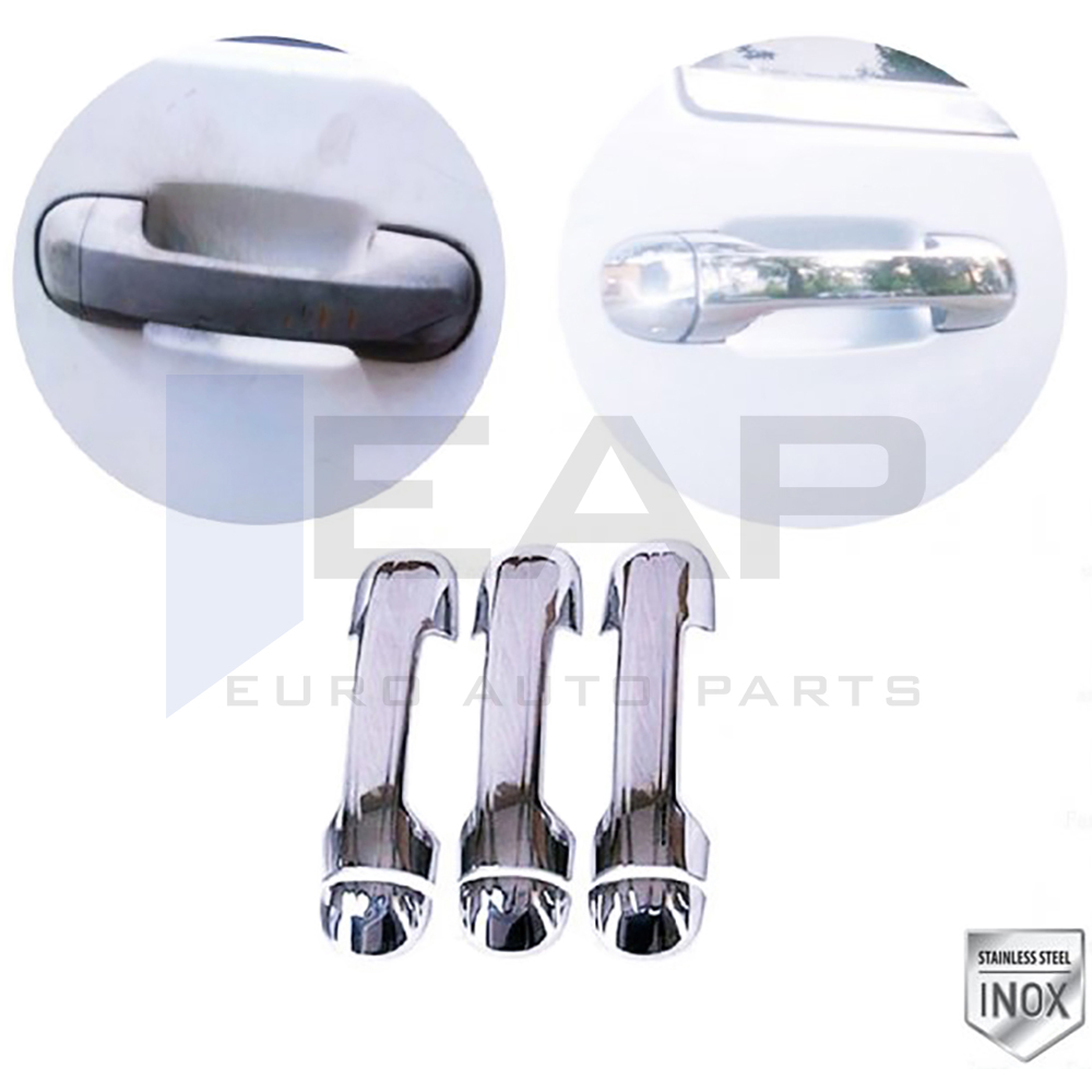 Door Handle Cover - 3 Doors - Stainless Steel