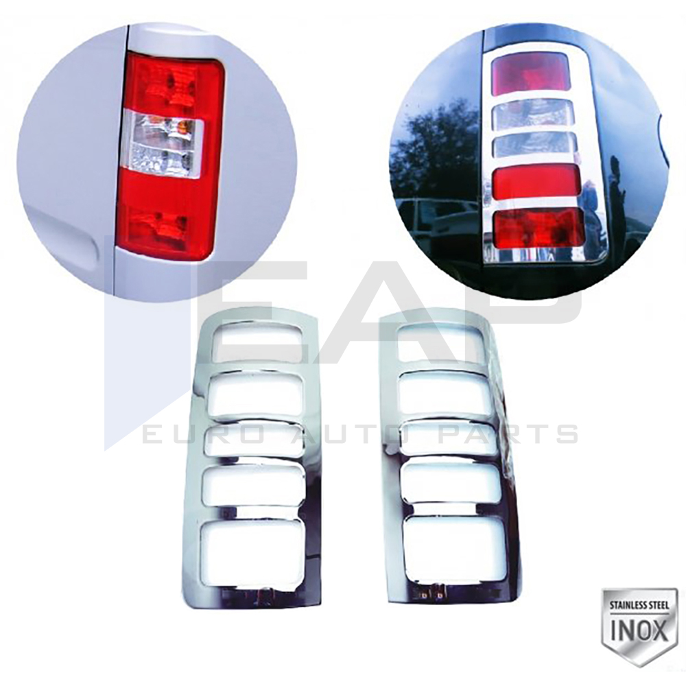 Tail Light Frame - 2 Pcs - Stainless Steel