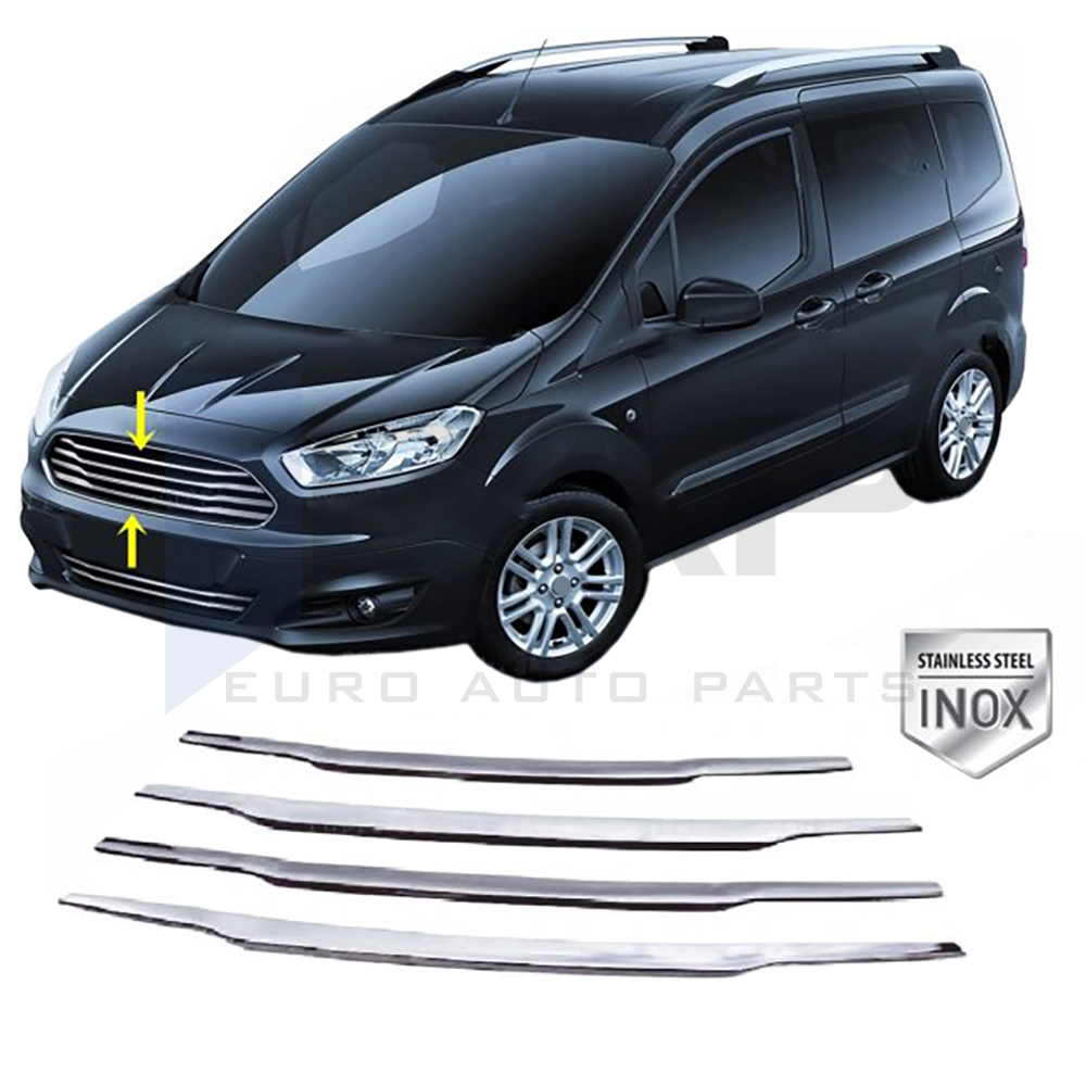 Front Grille - 4 Pcs - Stainless Steel