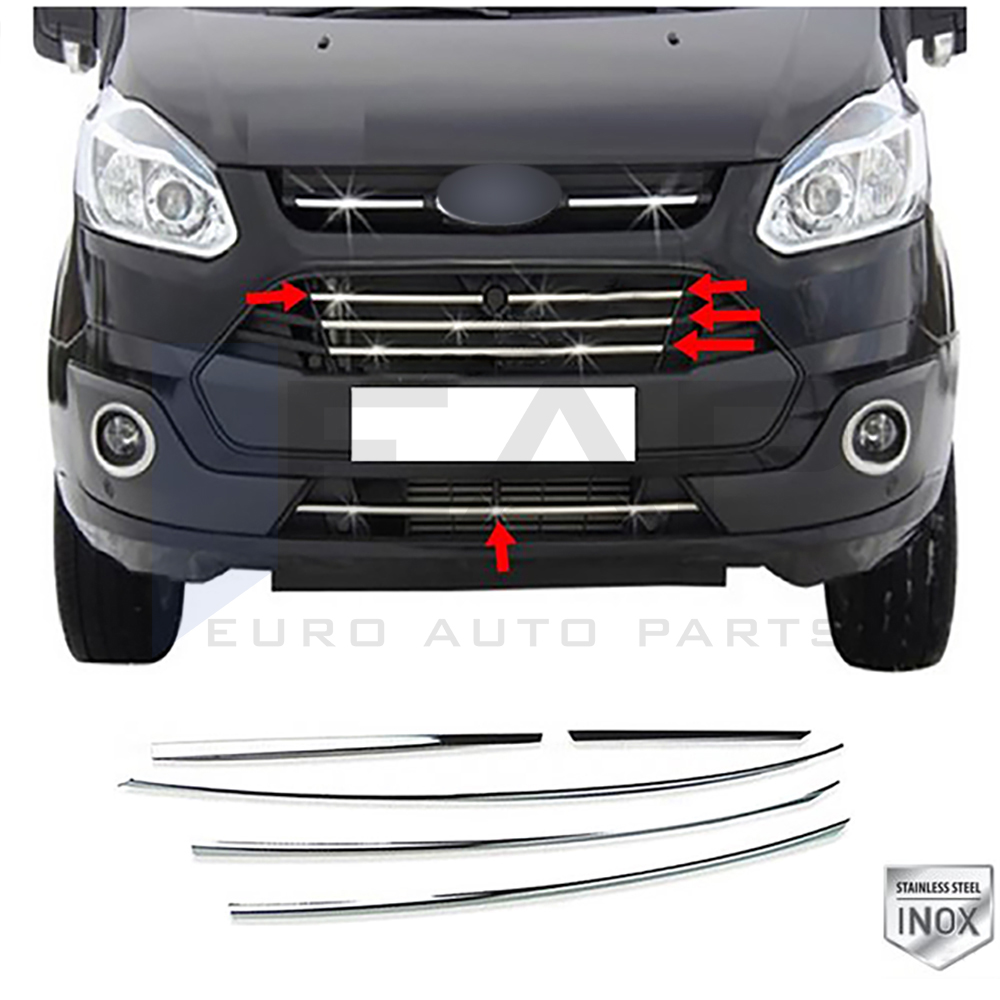 Front Grille - 5 Pcs - Stainless Steel