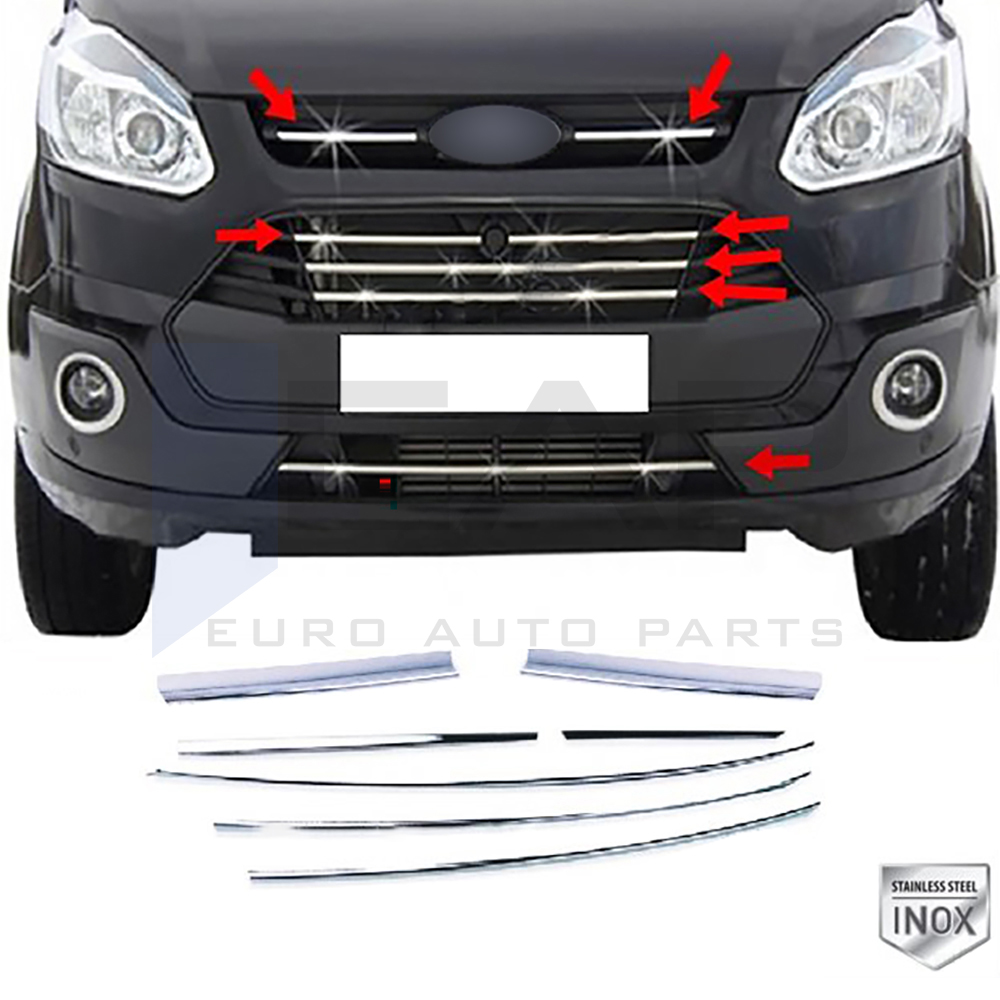 Front Grille - 7 Pcs - Stainless Steel
