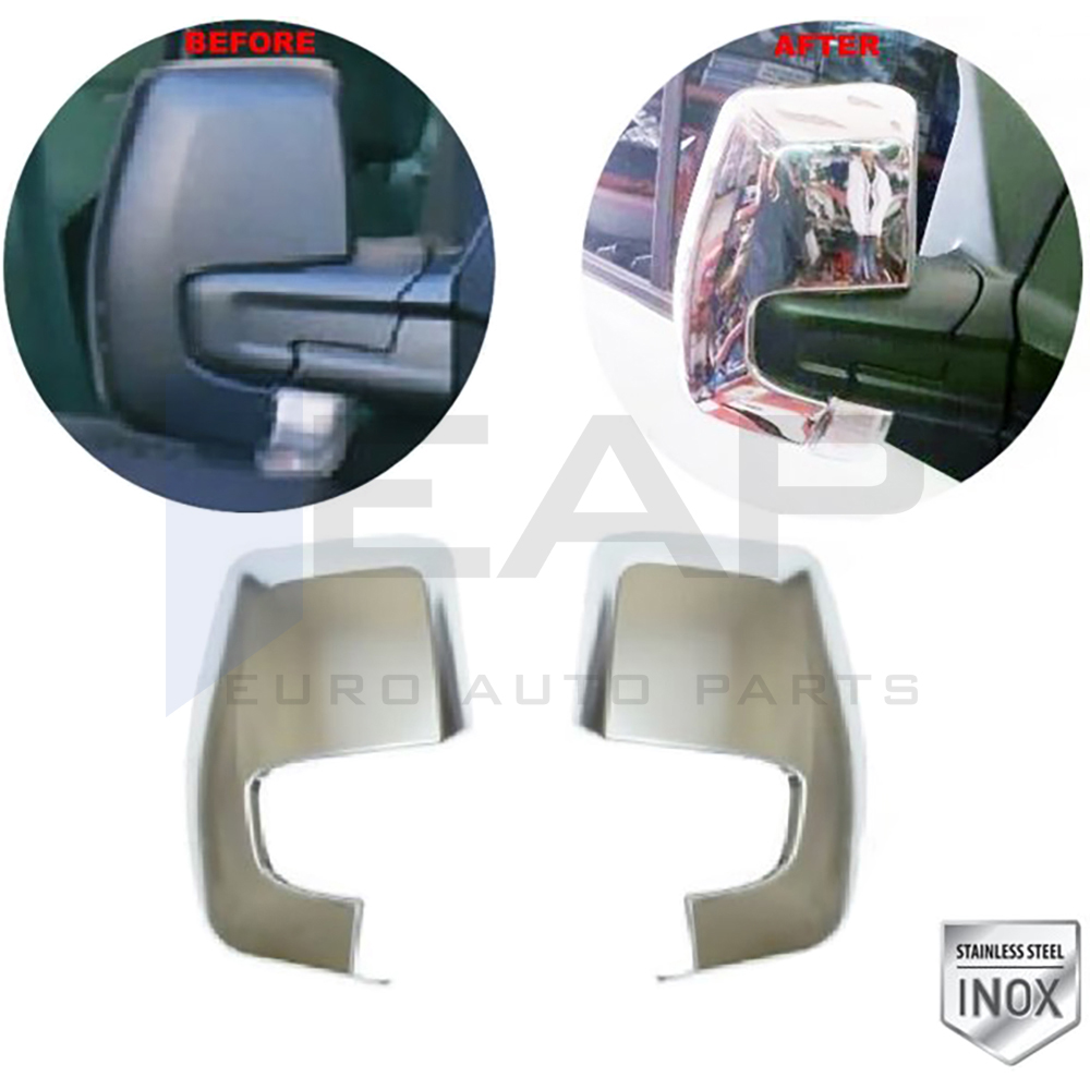Mirror Cover - 2 Pcs - Stainless Steel