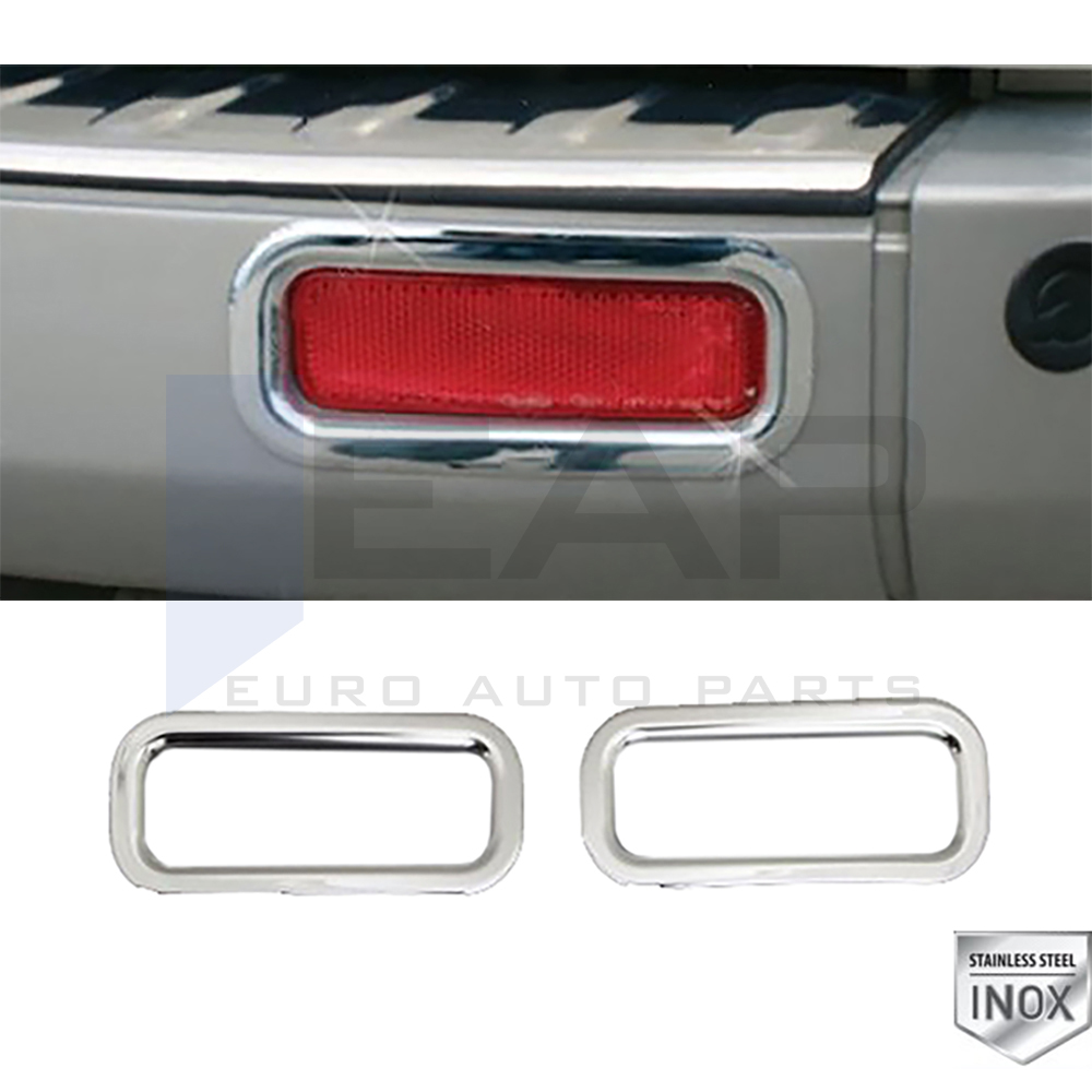 Rear Reflector Frame - 2 Pcs - Stainless Steel