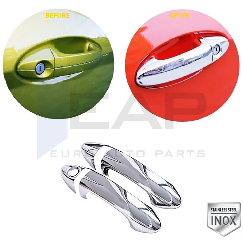 Door Handle Cover - 2 Doors - Stainless Steel