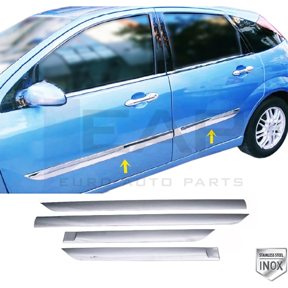 Side Door Trim - 4 Doors - Stainless Steel