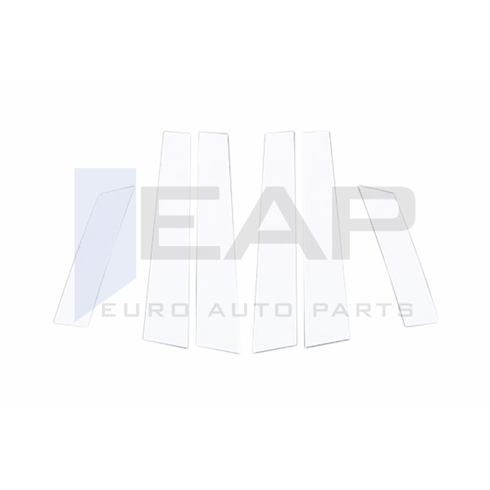 Door Post Set - 6 Pcs - Stainless Steel