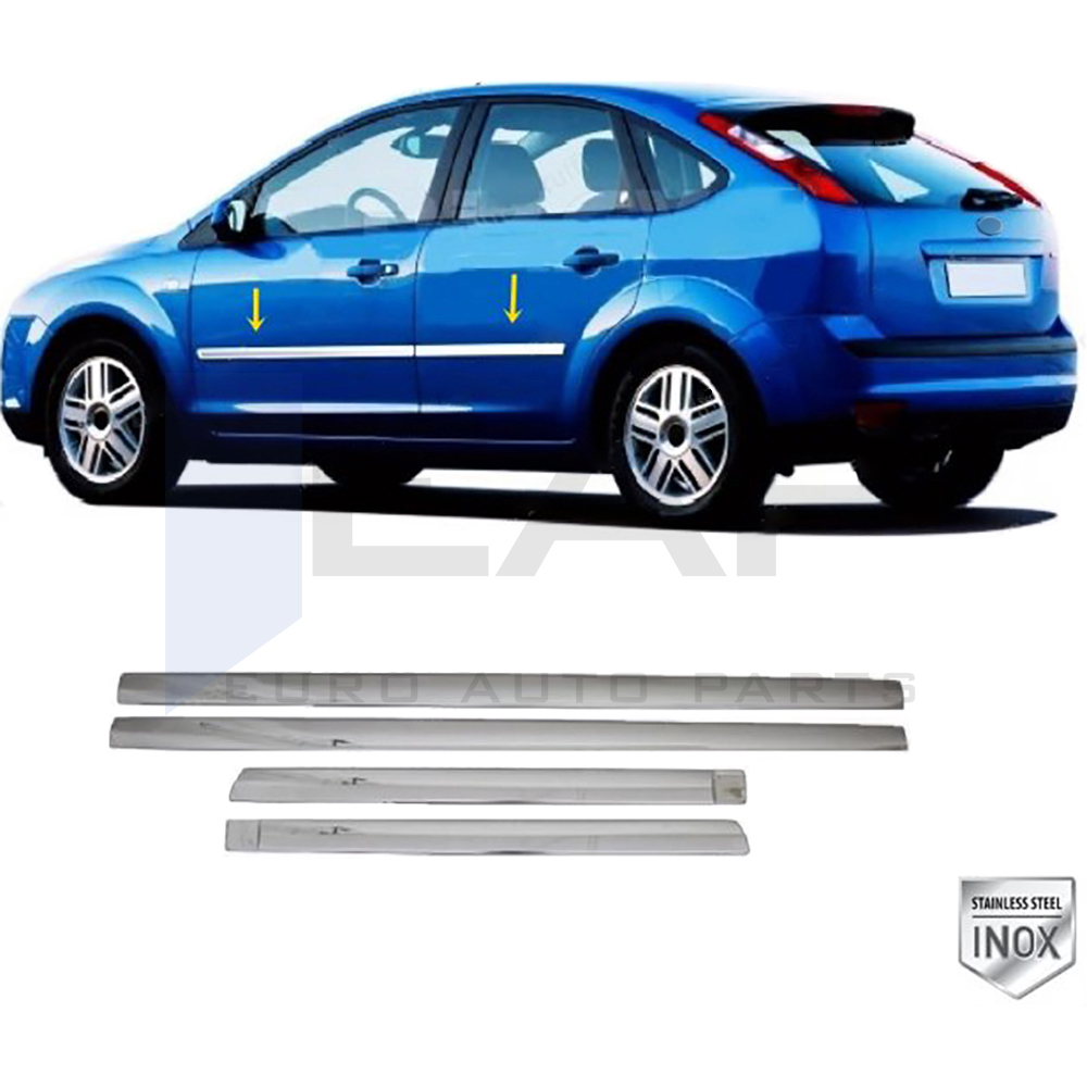 Side Door Trim - 4 Doors - Stainless Steel