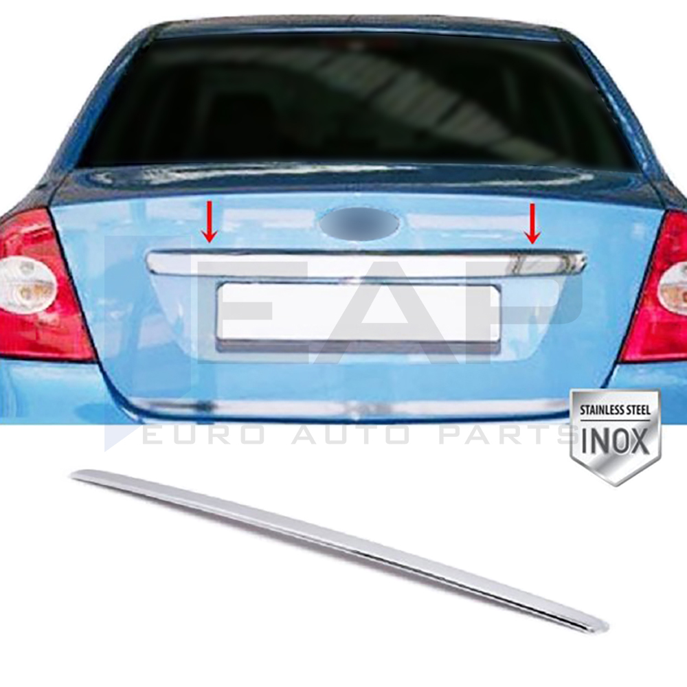 Trunk Lid Trim - Sedan - Stainless Steel