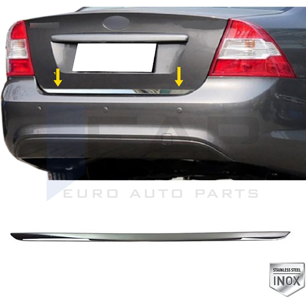 Trunk Lid Trim - Sedan - Stainless Steel