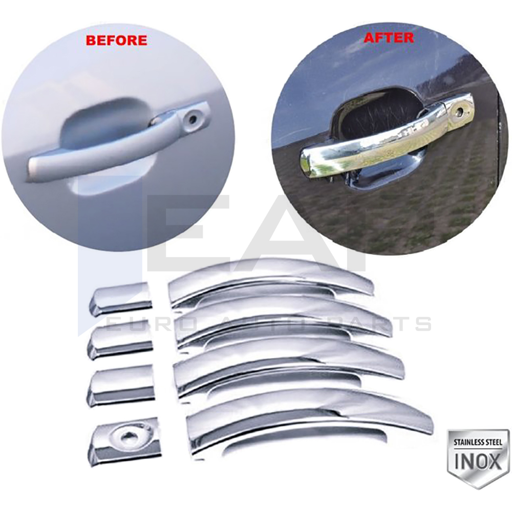 Door Handle Cover - 4 Doors - Stainless Steel