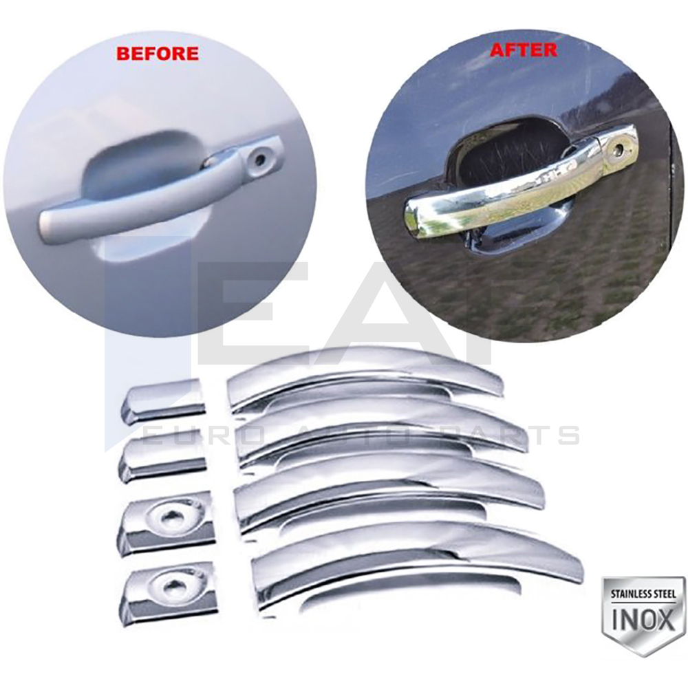 Door Handle Cover (Double Hole) - 4 Doors - Stainless Steel