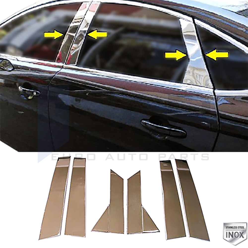 Door Post Set - 6 Pcs - Stainless Steel