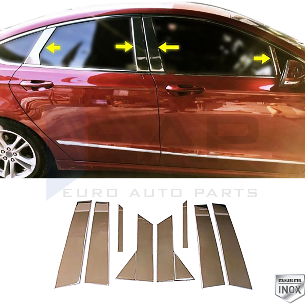 Door Post Set - 8 Pcs - Stainless Steel