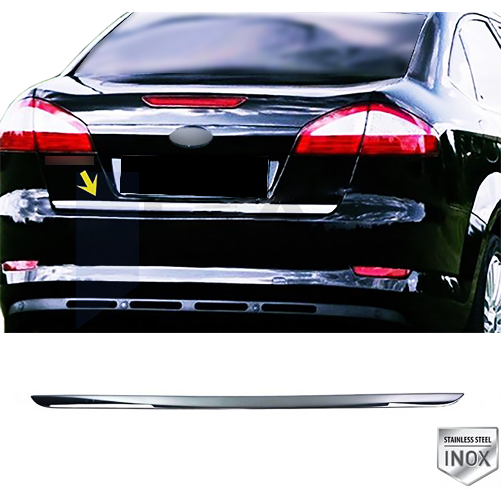 Trunk Lid Trim Sedan - Stainless Steel