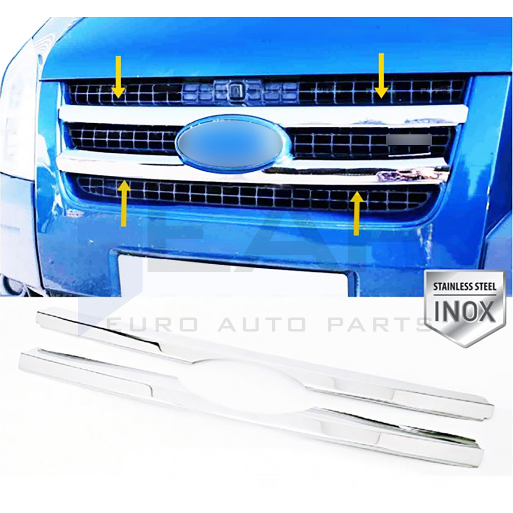 Front Grille - 2 Pcs - Stainless Steel