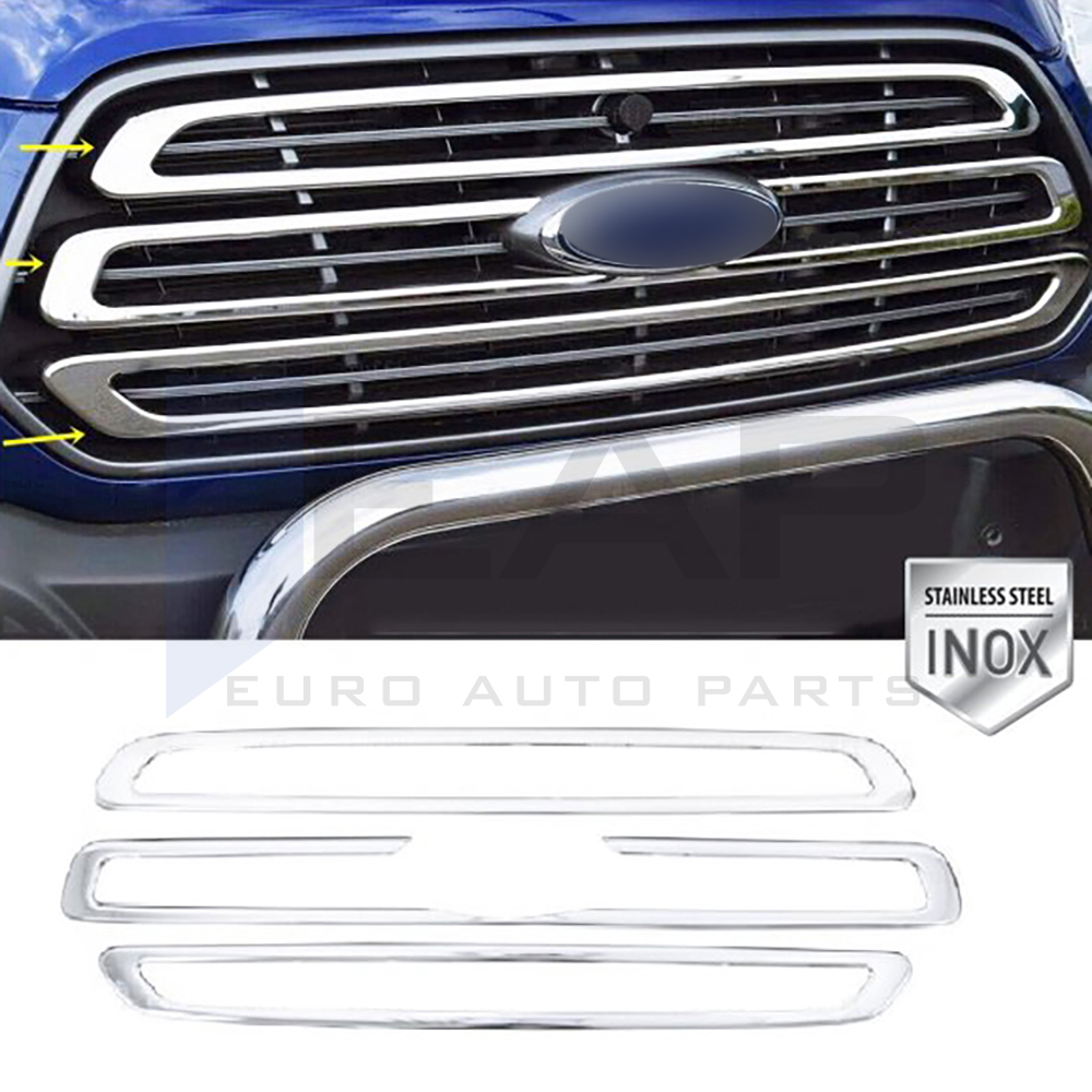Front Grille - 3 Pcs - Stainless Steel