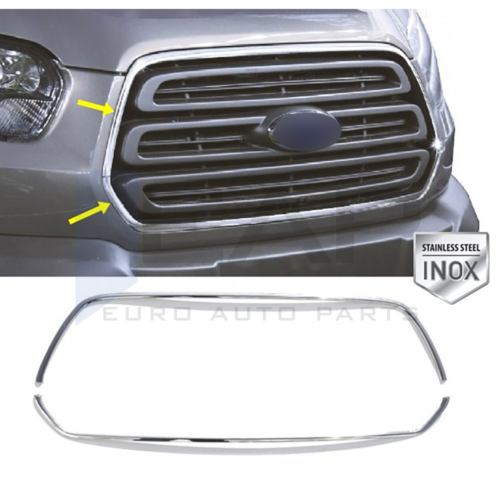 Front Grill Frame - 2 Pcs - Stainless Steel