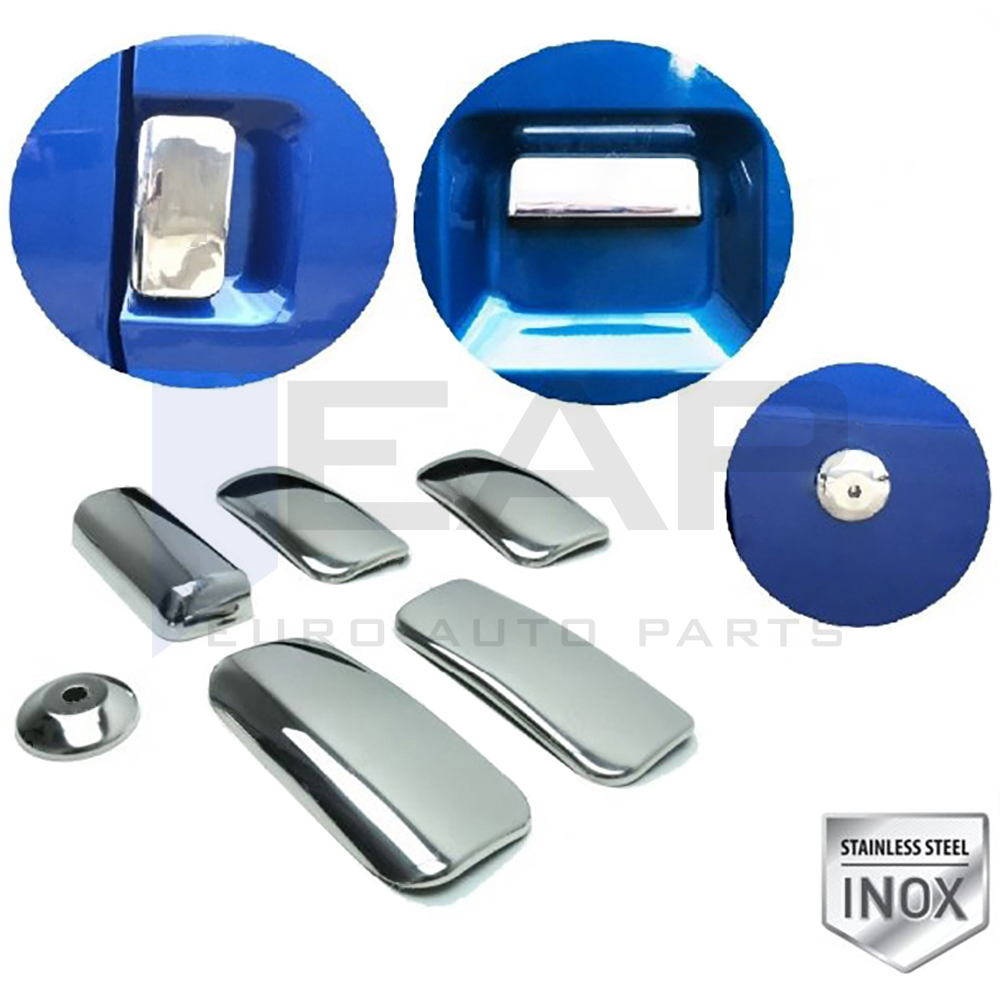 Door Handle Cover - 5 Doors - Rear Double Door - Stainless Steel