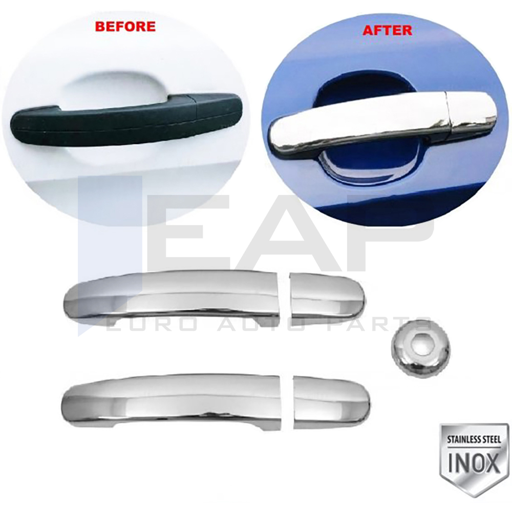 Door Handle Cover - 2 Doors - 5 Pcs - Stainless Steel