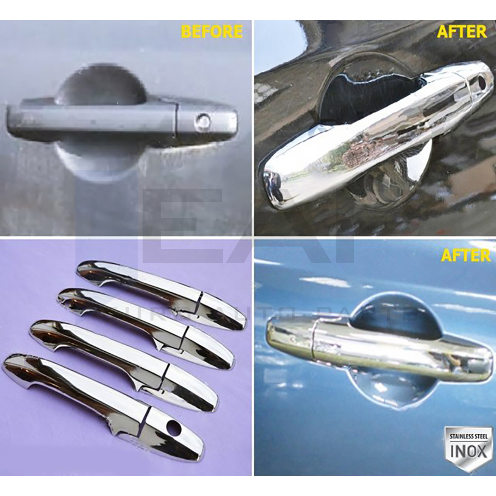 Door Handle Cover - 4 Doors - Stainless Steel