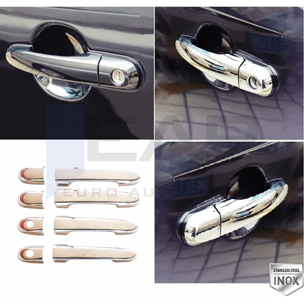 Door Handle Cover (Double Hole) - 4 Doors - Stainless Steel