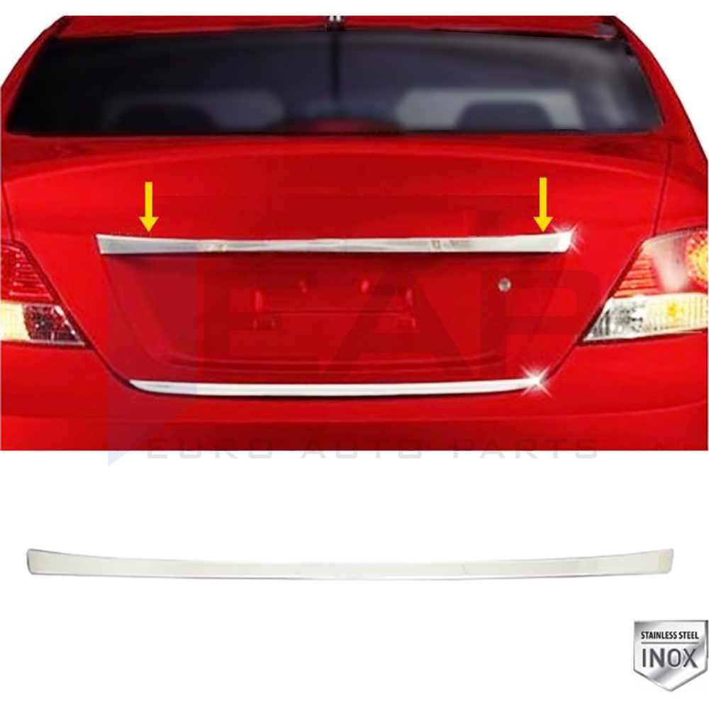 Trunk Lid Trim - Stainless Steel