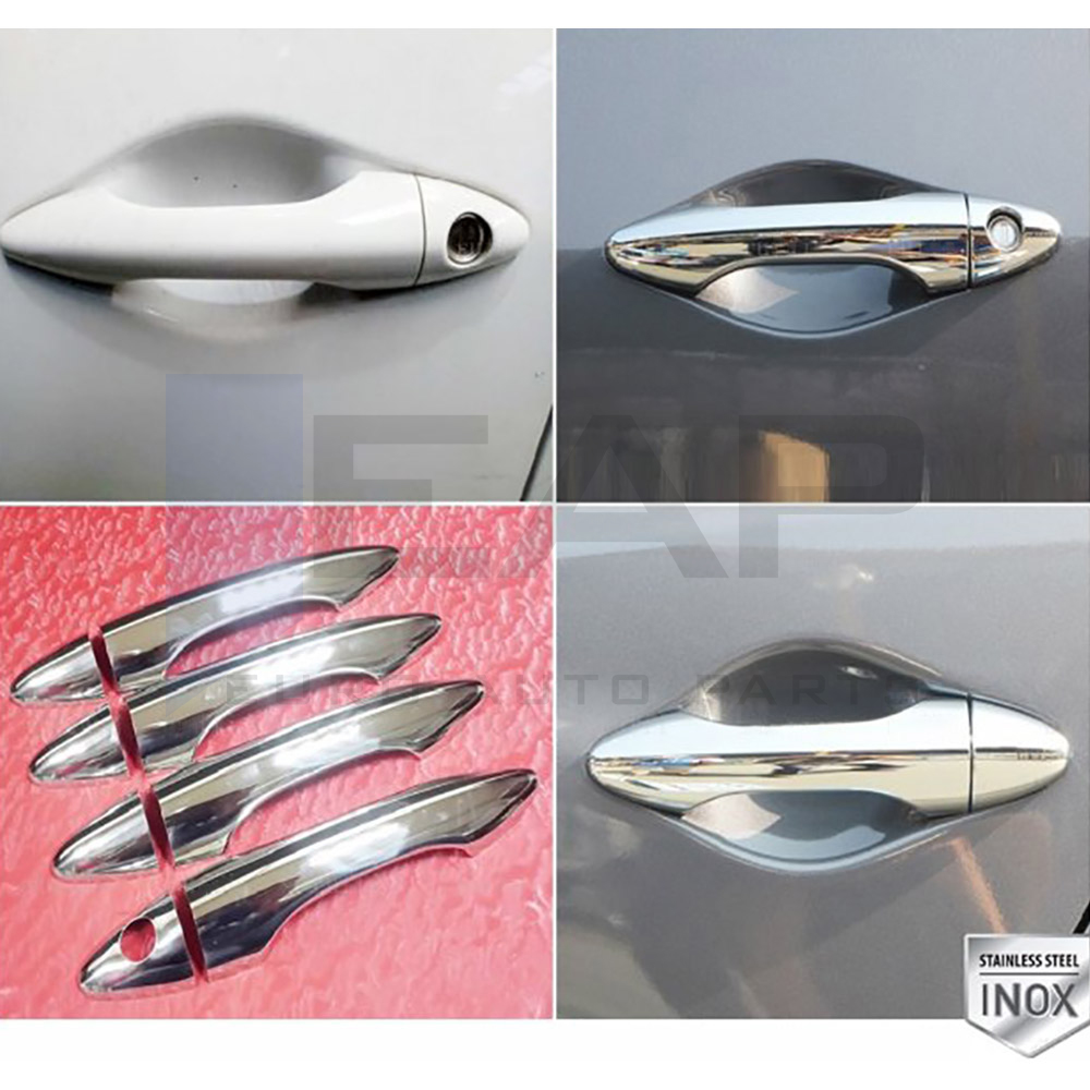 Door Handle Cover - 4 Doors - Stainless Steel