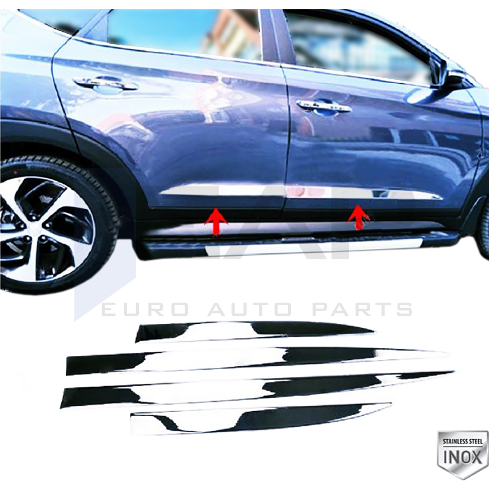 Side Door Trim (Wide) - Stainless Steel