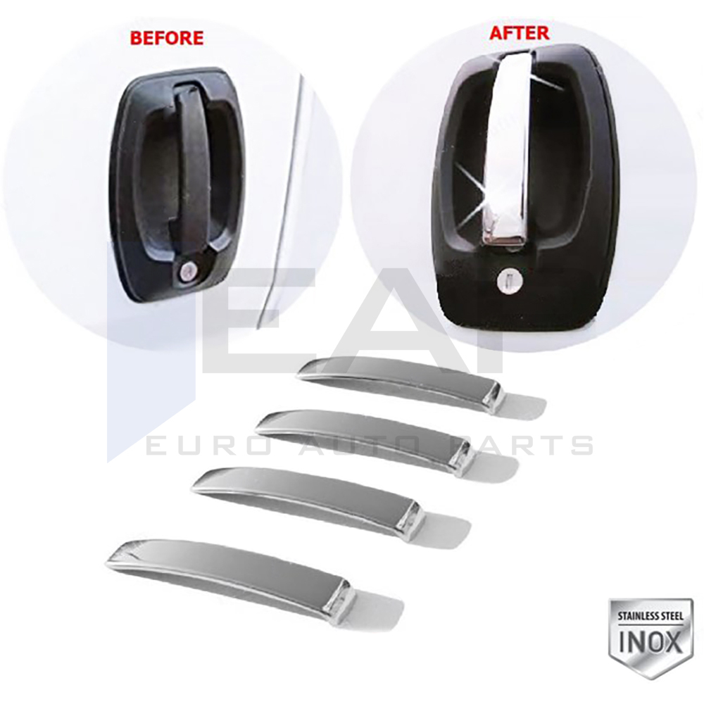 Door Handle Cover - 4 Doors - Stainless Steel